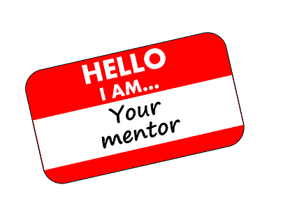 Name tag: Hello, I am your mentor.